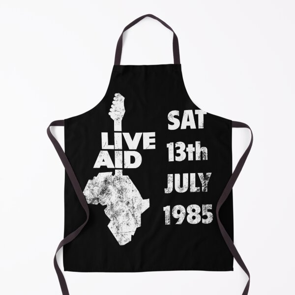 Item preview, Live Aid 1985 white designed and sold by Andrea Gatti Art.