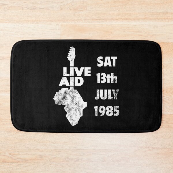 Item preview, Live Aid 1985 white designed and sold by Andrea Gatti Art.