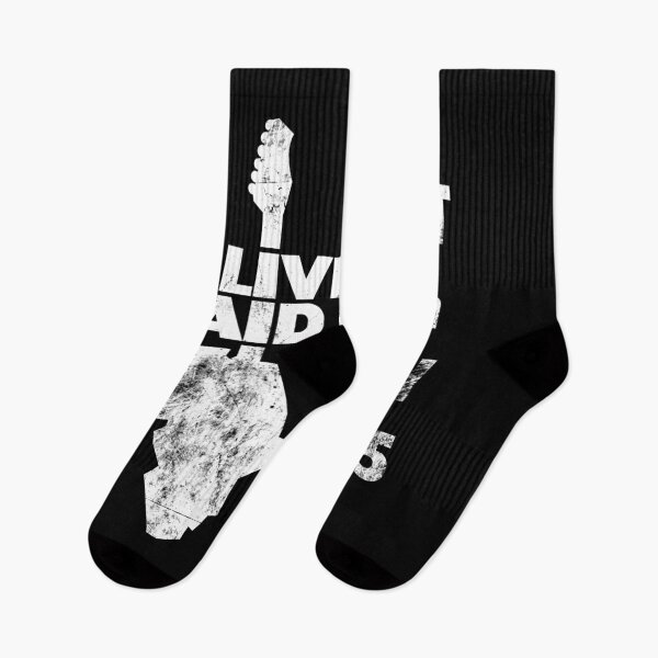 Item preview, Live Aid 1985 white designed and sold by Andrea Gatti Art.