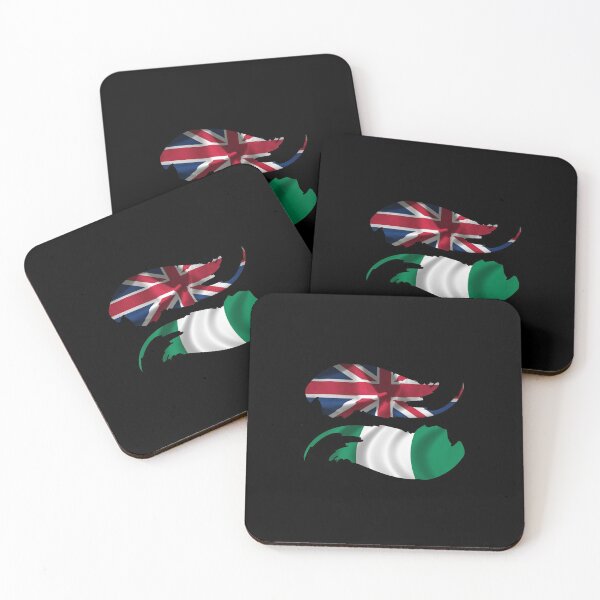 Item preview, Mixed England Nigeria Flag Design  designed and sold by Gramsta.