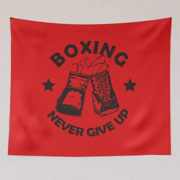 Item preview, BOXING NEVER GIVE UP designed and sold by paulchen74.