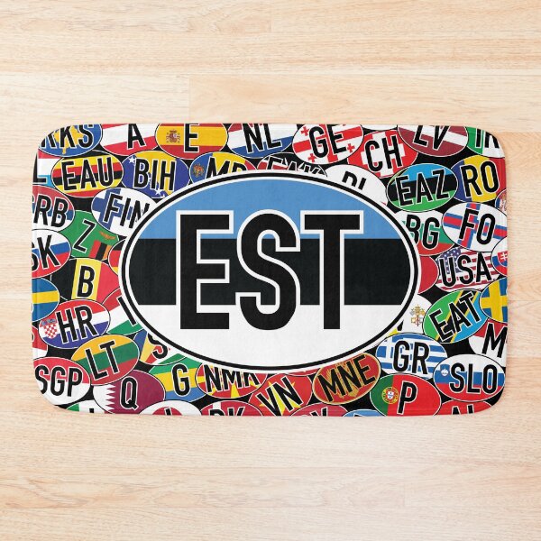 Item preview, Estonia Vehicle Code Mosaic designed and sold by travelwitheric.