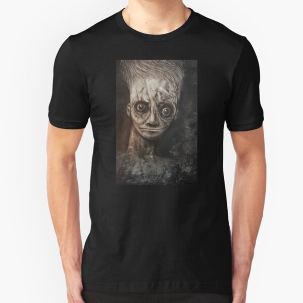 Surreales Portrait Slim Fit T-Shirt
