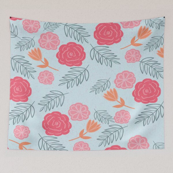 Item preview, Happy Floral Pattern  designed and sold by ScullyArtFiless.