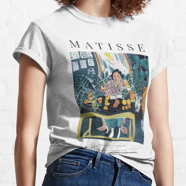 Henri Matisse - Interior with Etruscan Vase - Exhibition Poster Classic T-Shirt