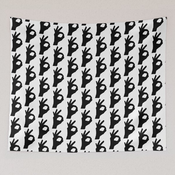 Item preview, F * cking mint gesture hand black designed and sold by PeppaThePenguin.
