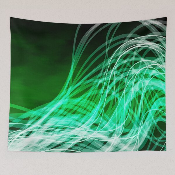 Item preview, Linear Flow3 Green designed and sold by SirkDesignsLtd.