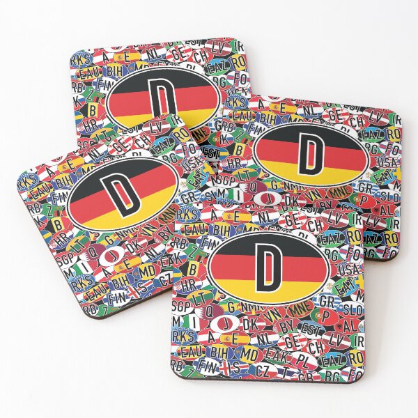 Item preview, Germany Vehicle Code Mosaic designed and sold by travelwitheric.