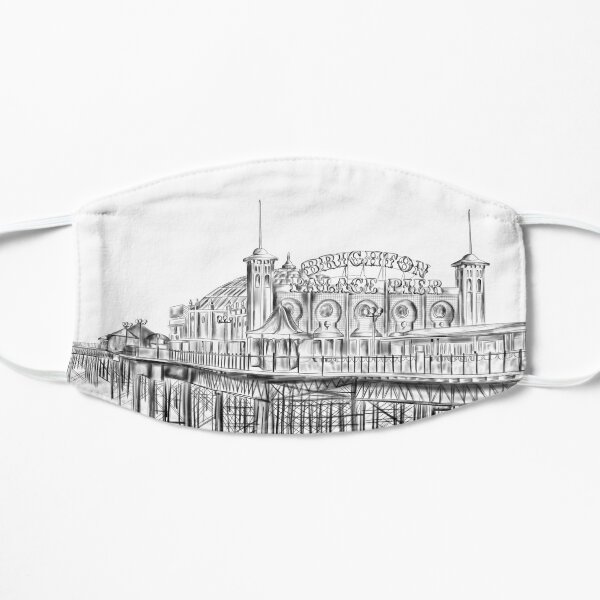 Brighton Pier illustration - Brighton Palace Pier Mask