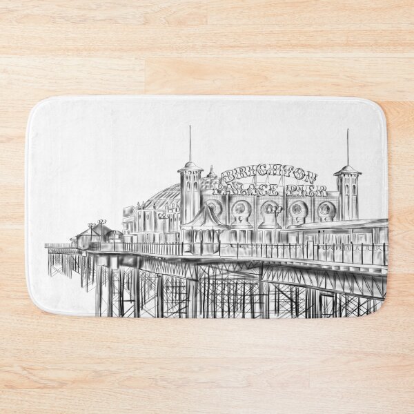 Item preview, Brighton Pier illustration - Brighton Palace Pier designed and sold by amyverse.