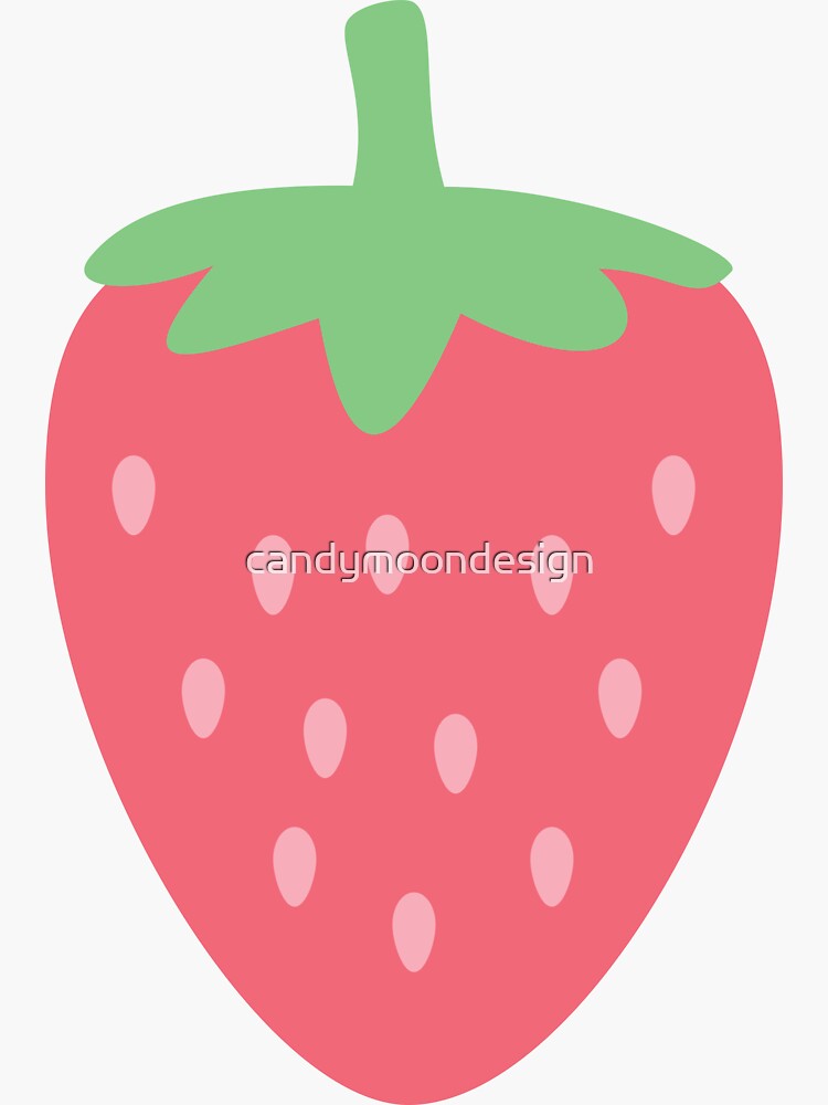 Kawaii Anime Chibi - Strawberry lover Sticker