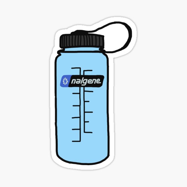 "nalgene" Sticker for Sale by katelynstum Redbubble