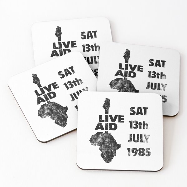 Item preview, Live Aid 1985 black designed and sold by Andrea Gatti Art.