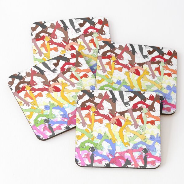 Item preview, "Pinky Promise" - Gay Pride Pattern designed and sold by eelsock.