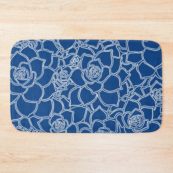 Item preview, Prussian Blue Succulents designed and sold by ColorObsession.
