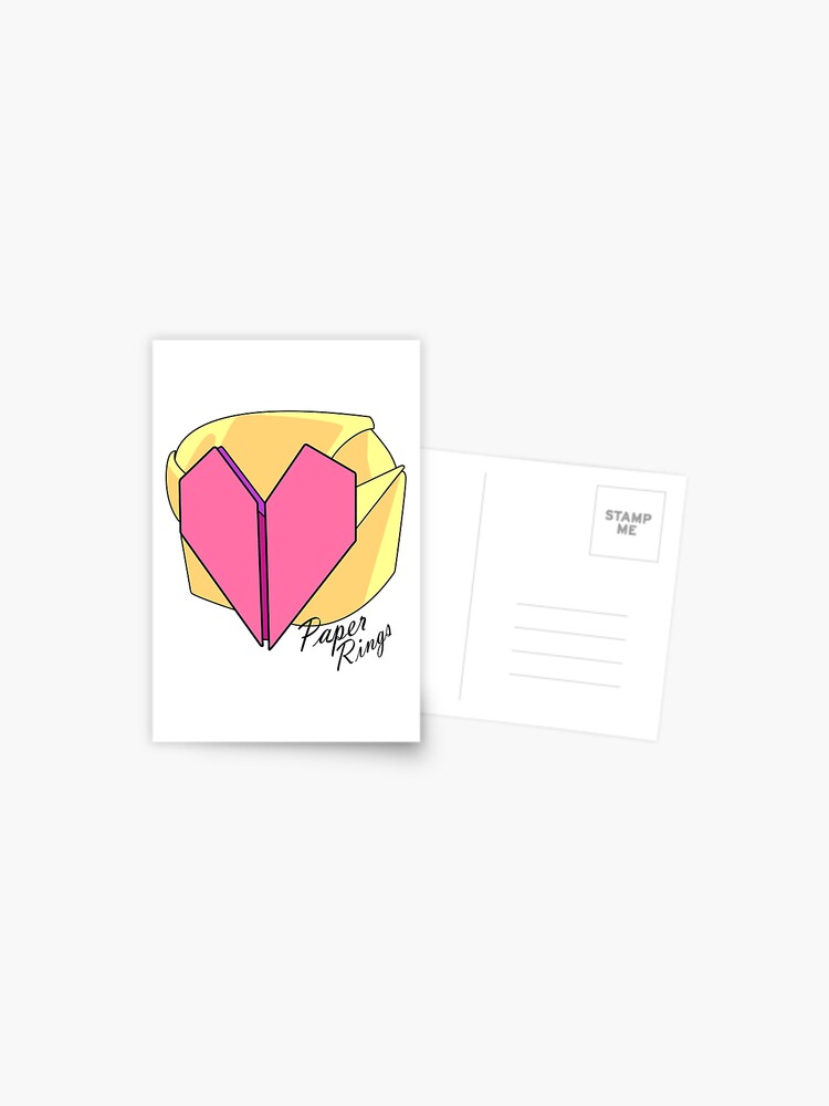 Paper rings Postcard by Daylighart