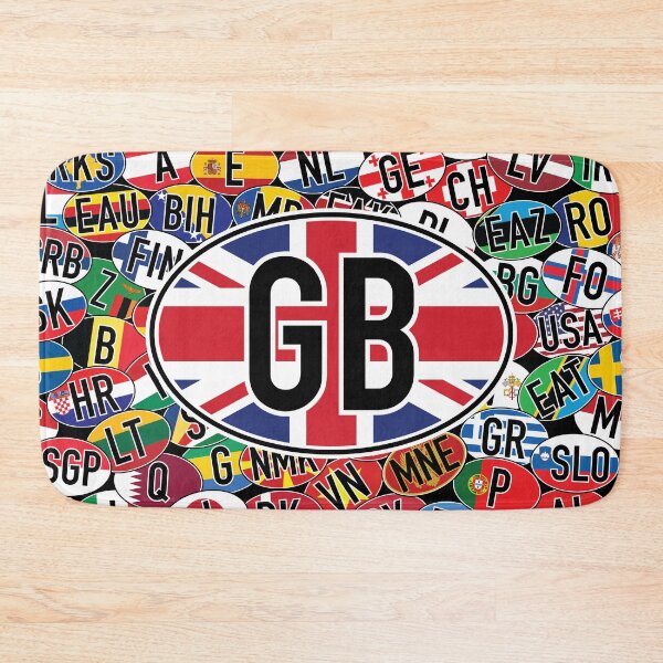 Item preview, Great Britain Vehicle Code Mosaic designed and sold by travelwitheric.