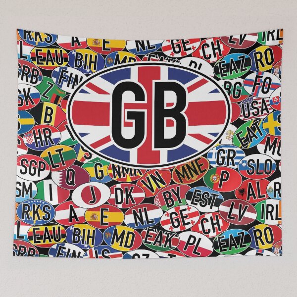 Item preview, Great Britain Vehicle Code Mosaic designed and sold by travelwitheric.