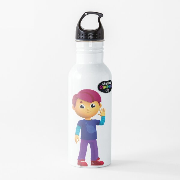 Charlie's Colorforms City - Red Water Bottle