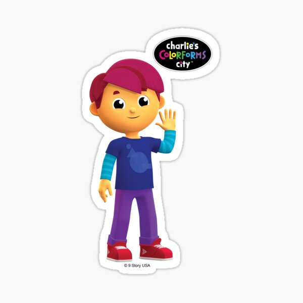 Charlie's Colorforms City - Red Sticker