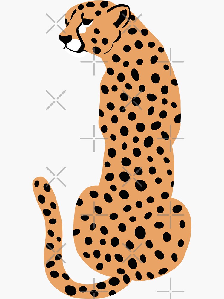 cheetah print window decals