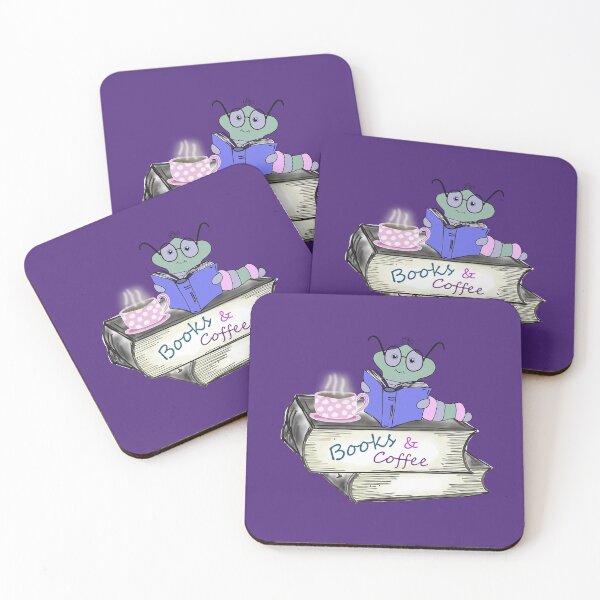 Item preview, Bookworm & Coffee designed and sold by KatjaRedbubble.