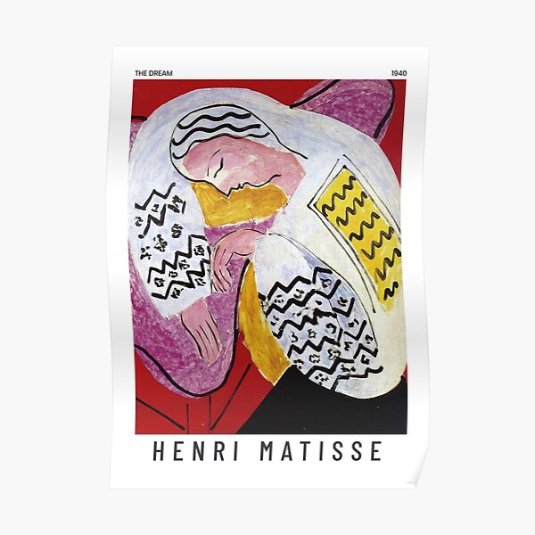 Henri Matisse - The Dream - Art Poster Poster