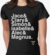 TMI main characters Women's Fitted T-Shirt