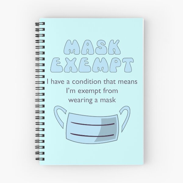 Item preview, Unspecified Face Covering Exemption designed and sold by careerdesigns.