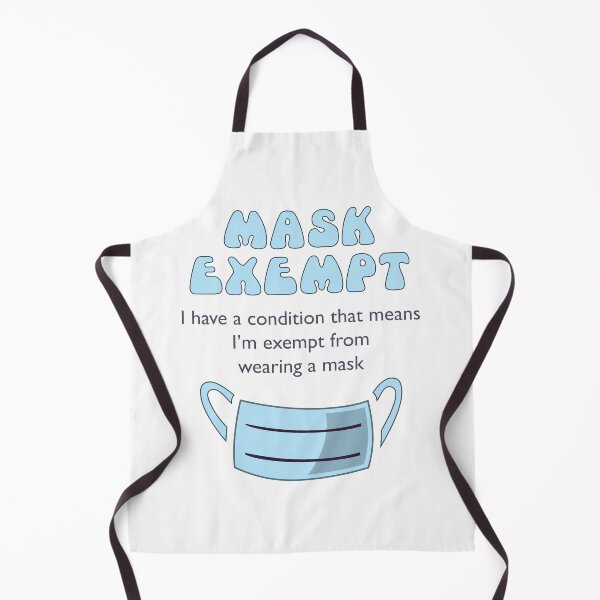 Item preview, Unspecified Face Covering Exemption designed and sold by careerdesigns.