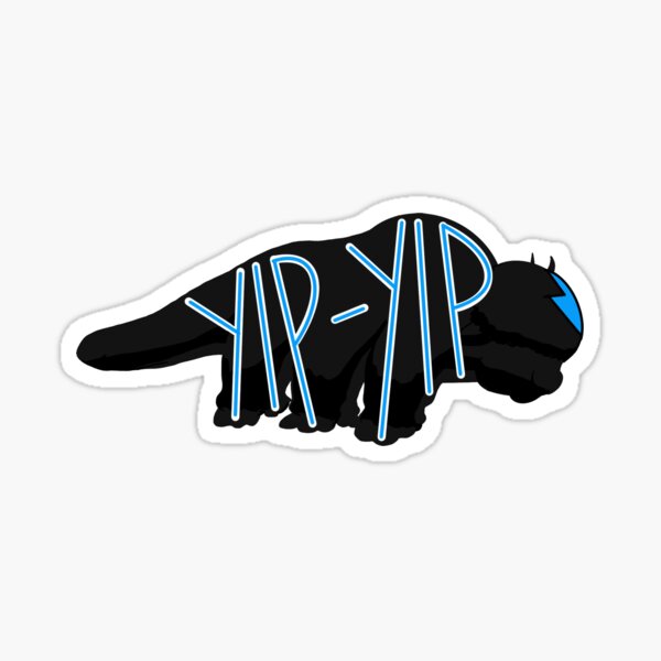 "Appa Yip-Yip" Sticker by jennashelley | Redbubble