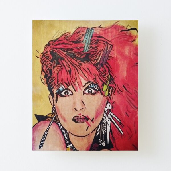 Cyndi Canvas Mounted Print