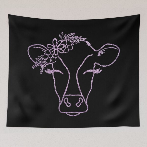 Item preview, Pink cow face designed and sold by BatholomewMat.