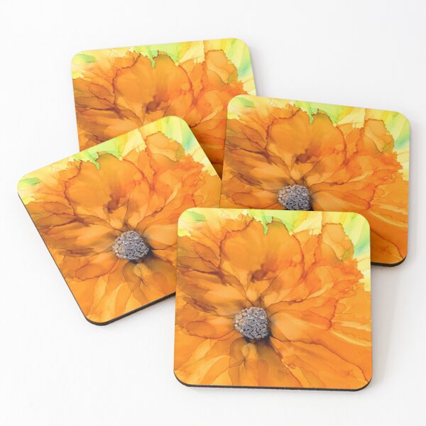 Item preview, Orange Fluff Bloom designed and sold by Eva Zang.