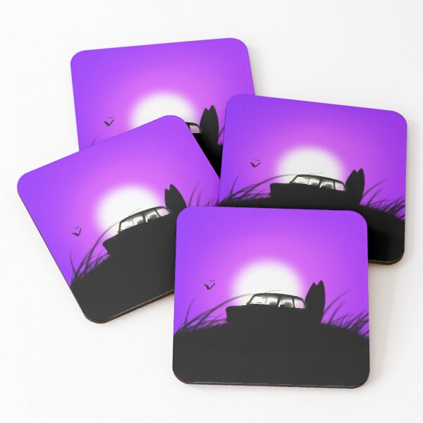 Item preview, Classic Mini Sunset Surfboard Purple designed and sold by jdm1981.