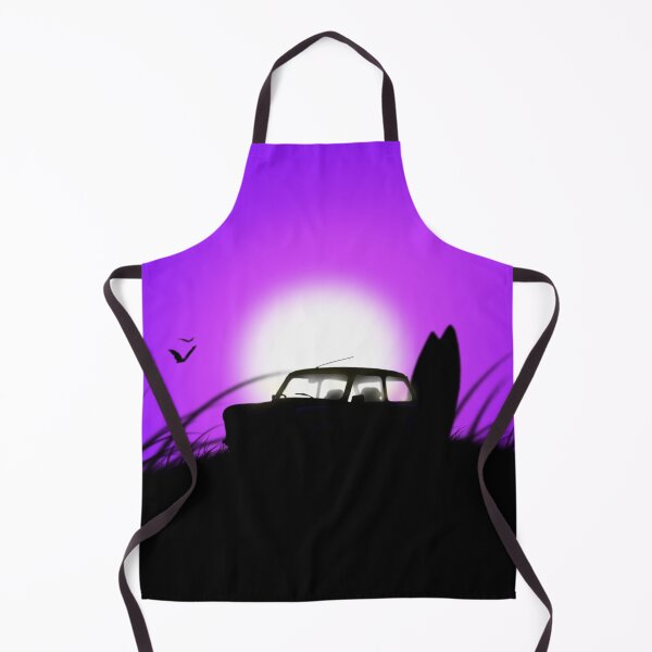 Item preview, Classic Mini Sunset Surfboard Purple designed and sold by jdm1981.