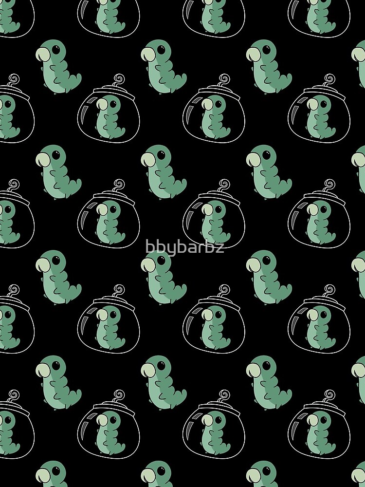 Thumbnail 3 of 3, Drawstring Bag, Hollow Knight Grub pattern designed and sold by bbybarbz.