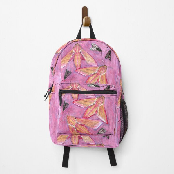 Item preview, Hawk Moths and Burnet Moths on pink background designed and sold by Kyleacharisse.