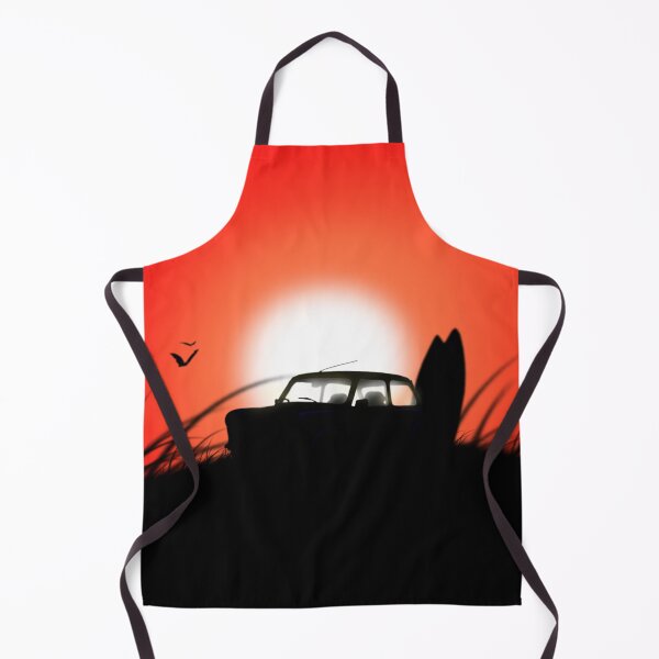 Item preview, Classic Mini Sunset Surfboard Red designed and sold by jdm1981.