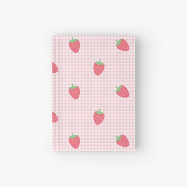 Strawberry Pastel Pink Gingham Kawaii Cute Cottagecore