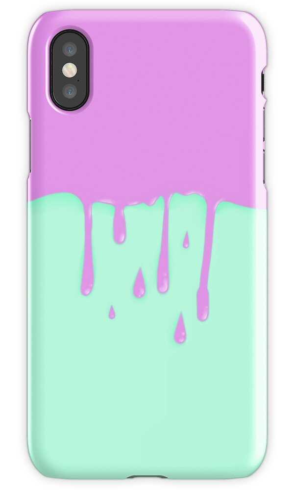 "Pastel Goth Drip Phone Case" iPhone Cases & Covers by HONNUH Redbubble