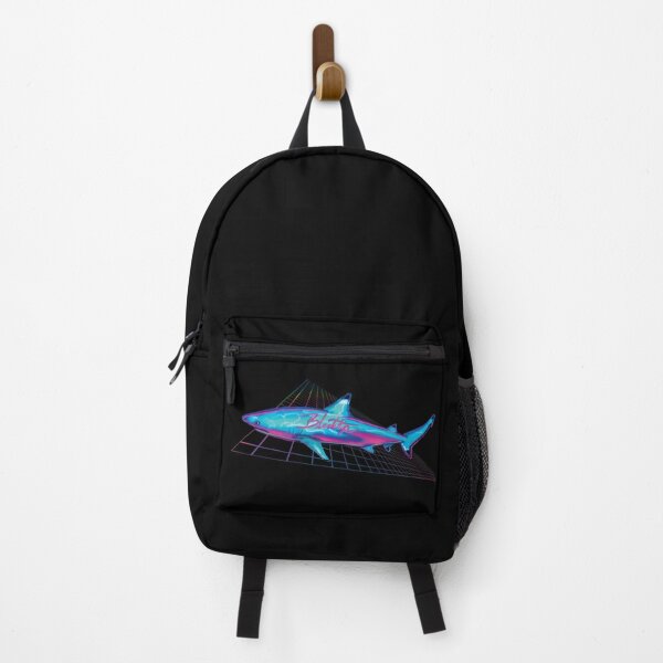 Item preview, Blacktip Shark Retrowave designed and sold by bslatecreations.