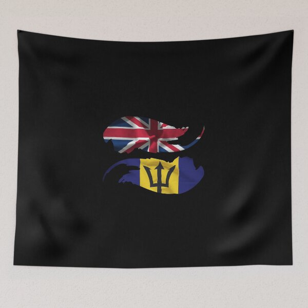 Item preview, Mixed England Barbados Flag Design  designed and sold by Gramsta.