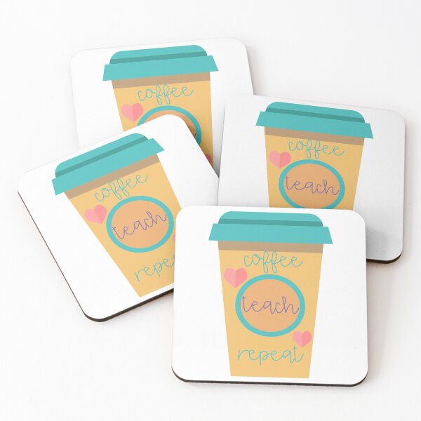 Item preview, Coffee Teach Repeat Mug designed and sold by Kirsten Uecker.