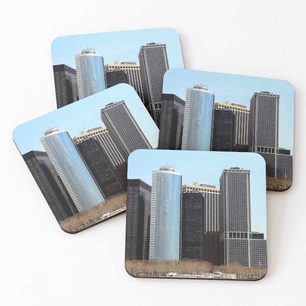 Item preview, A beautiful view of the financial district from the Hudson River designed and sold by BritishYank.