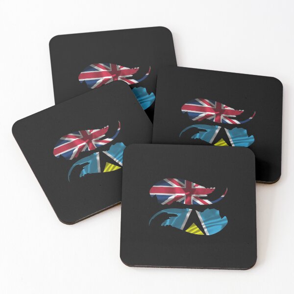 Item preview, Mixed England St Lucia Flag Design  designed and sold by Gramsta.