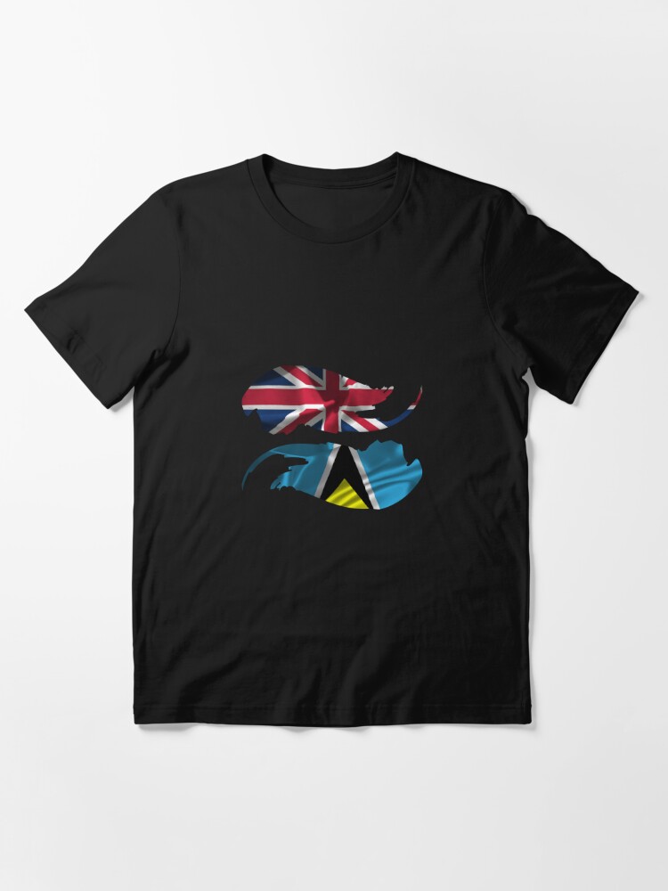 Jack should buy this St. Lucia flag t-shirt. (Link in the comments