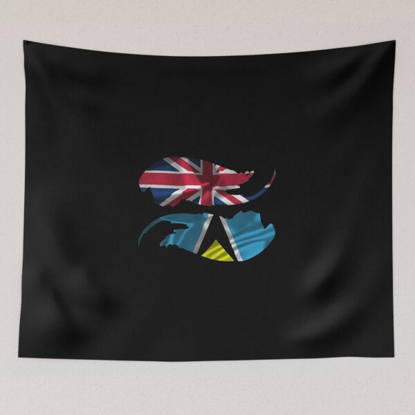 Item preview, Mixed England St Lucia Flag Design  designed and sold by Gramsta.