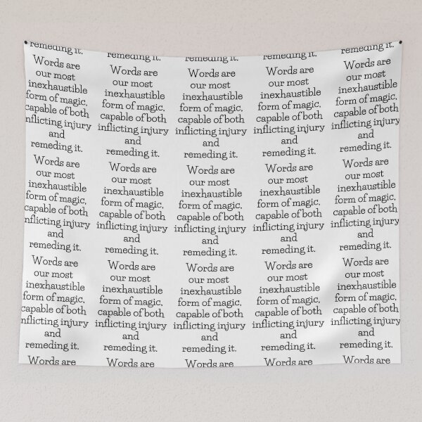 Item preview, Words are our most inexhaustible form of magic... designed and sold by mmb83.
