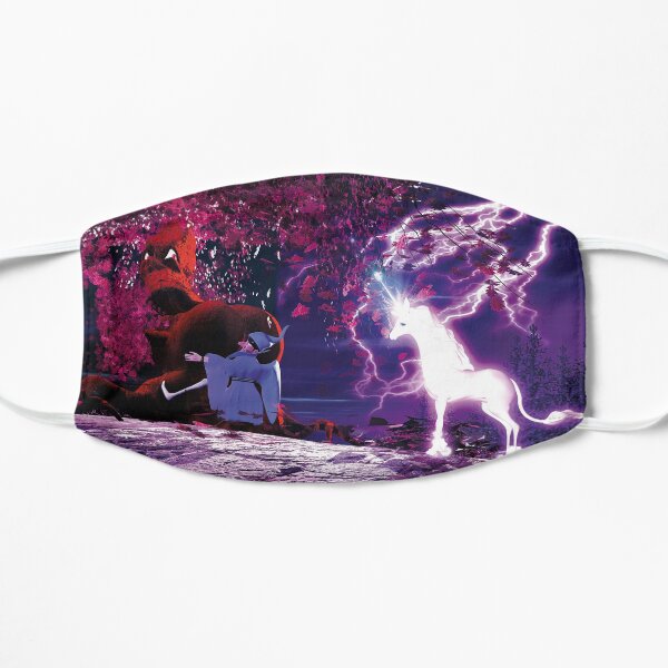 The Last Unicorn - The Tree and Schmendrick the magician Flat Mask